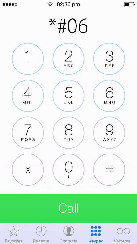 Number secret code 10 iPhone